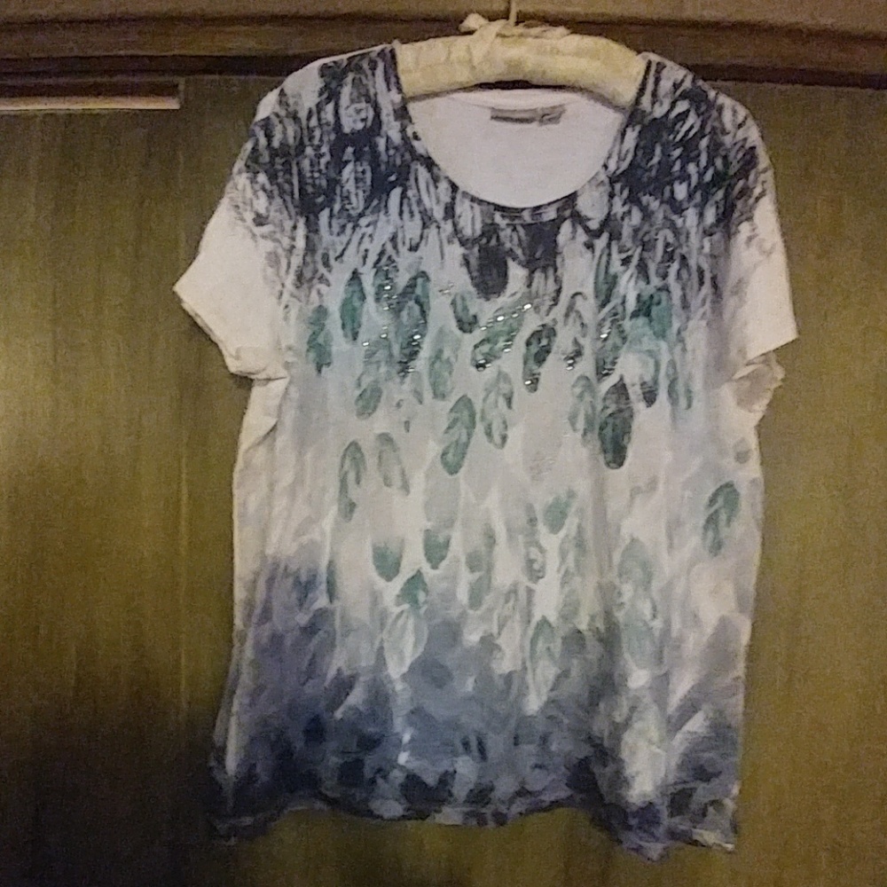 Chico's feather tshirt